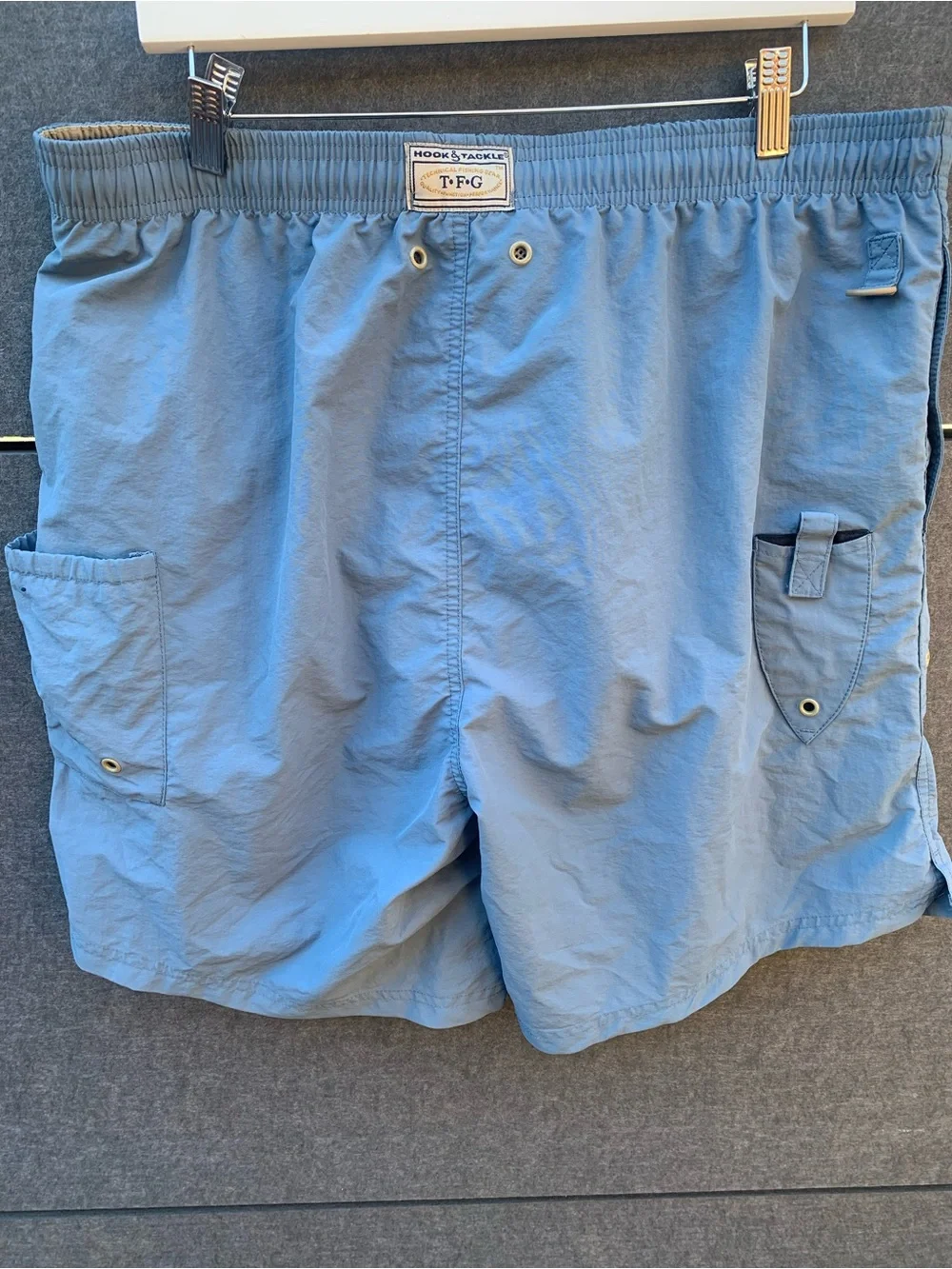 Light Blue Men’s Swim Trunks - Performance Beach Short